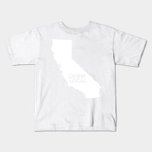 California Drink Local CA Kids T-Shirt